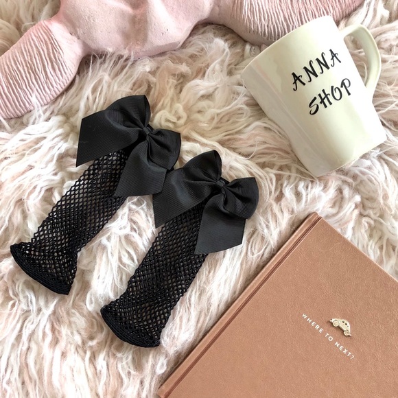 NWT fishnet Black socks! - Picture 2 of 4